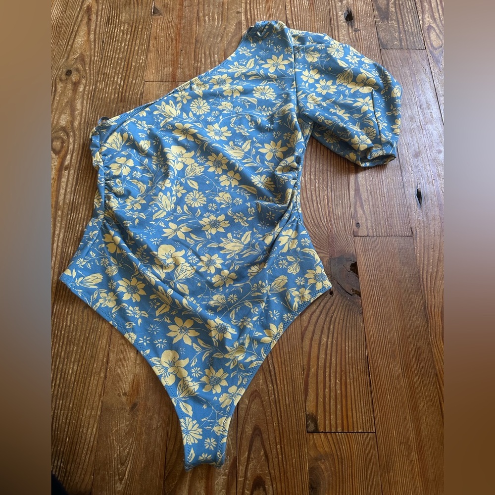 Free People Floral Body Suit